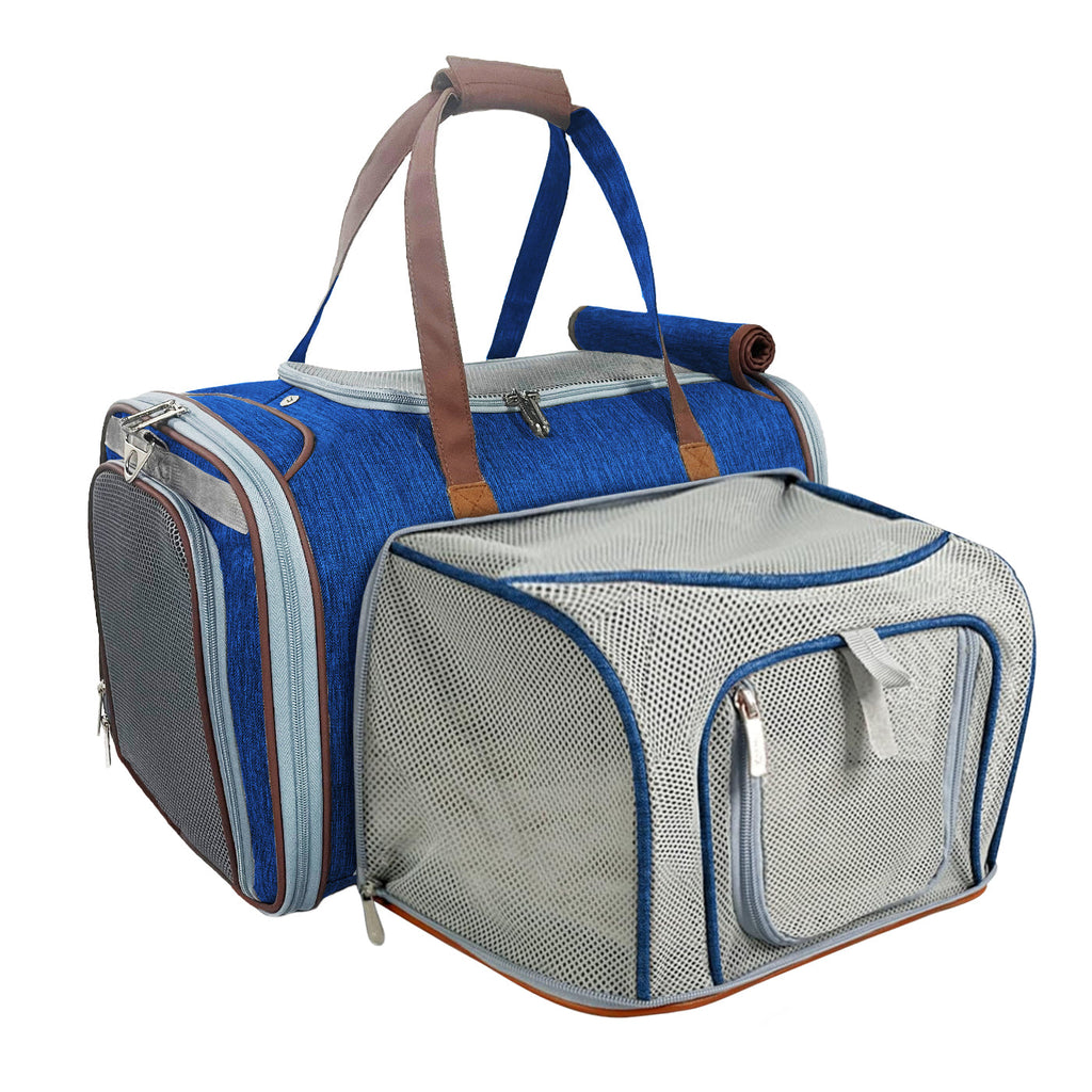 Mr. Peanut's Gold Series Standard Size Airline Compliant Expandable Pet Carrier V3.0